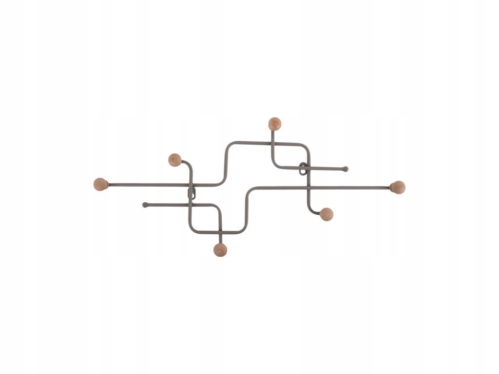 Nástěnný věšák do předsíně Metro, 26,5 × 4 cm