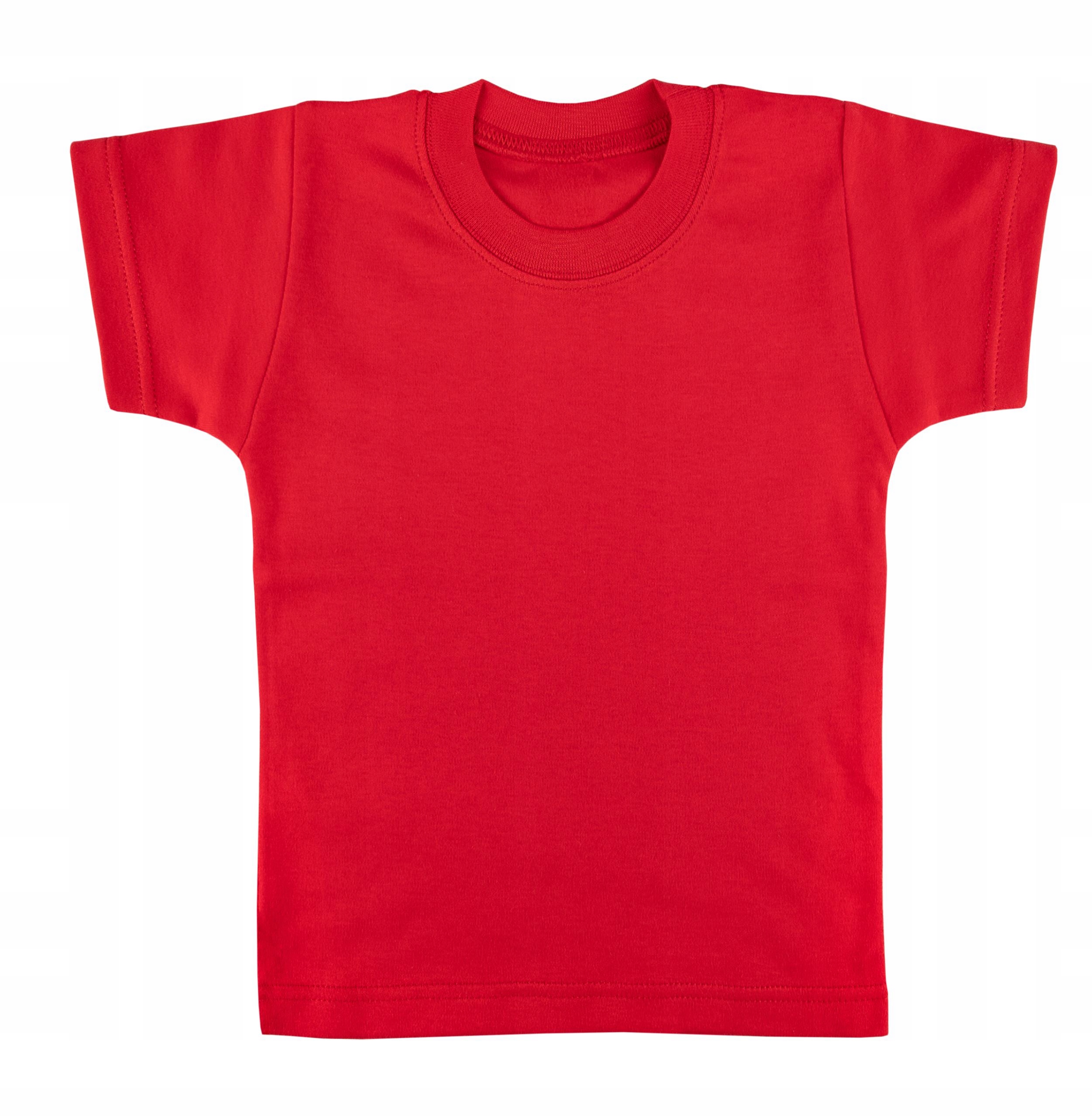 

Koszulka dziecięca czerwona T-shirt bawełna,polska