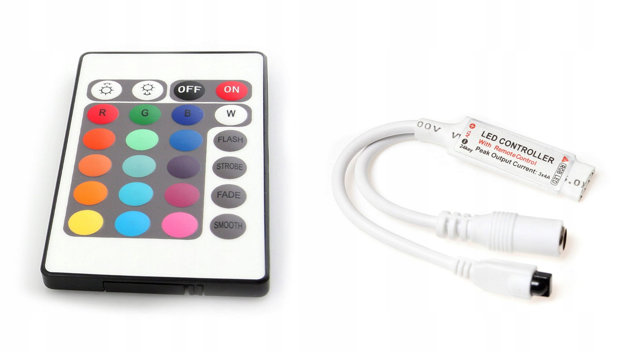 Sterownik Kontroler RGB PILOT do taśm LED IR 12V 6A