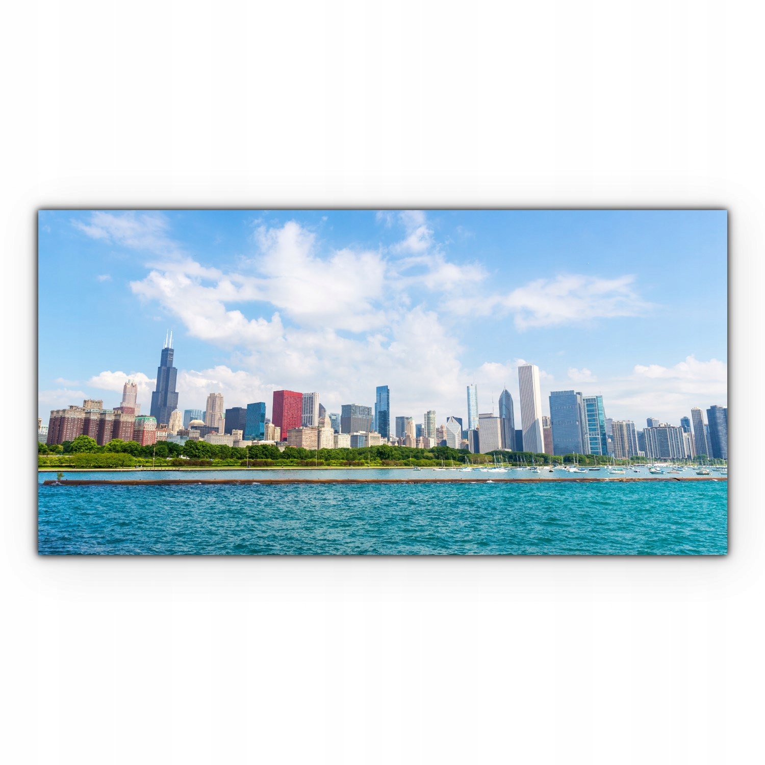 

Canvas na ramie ścienny 100x50 Chicago Miasto Usa