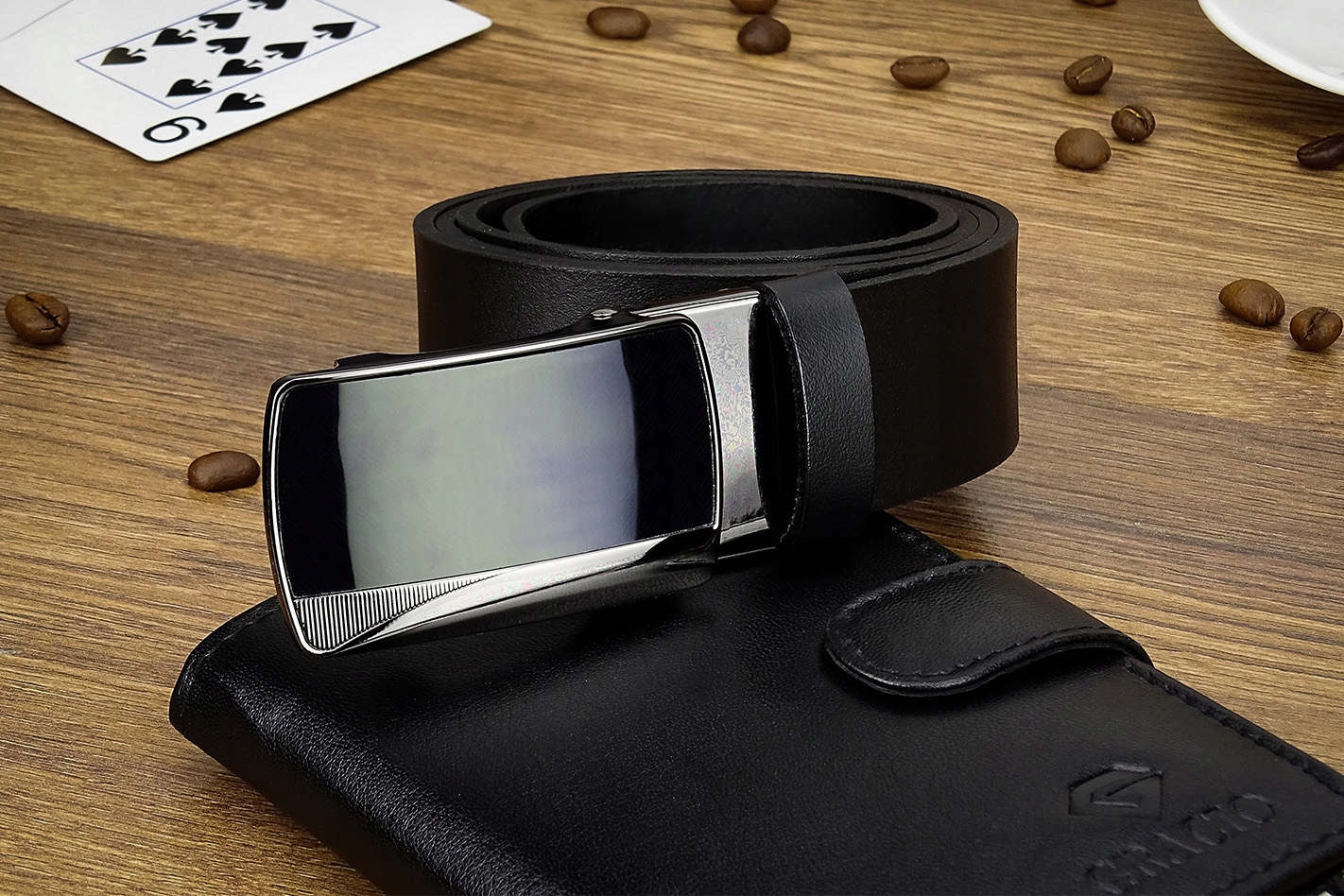 Męski Pasek SKÓRZANY Automat 100cm Klasyk KLAMRA Płeć mężczyzna