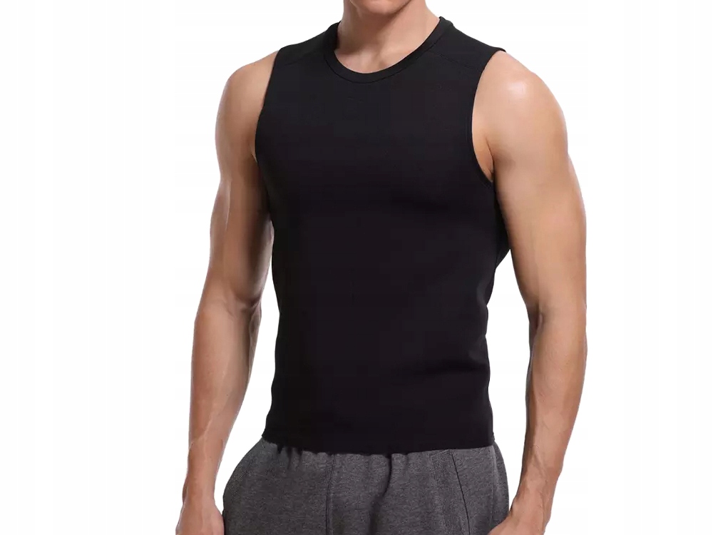 koszulka neoprenowa fitness męska odchudzająca 15839_L — 3