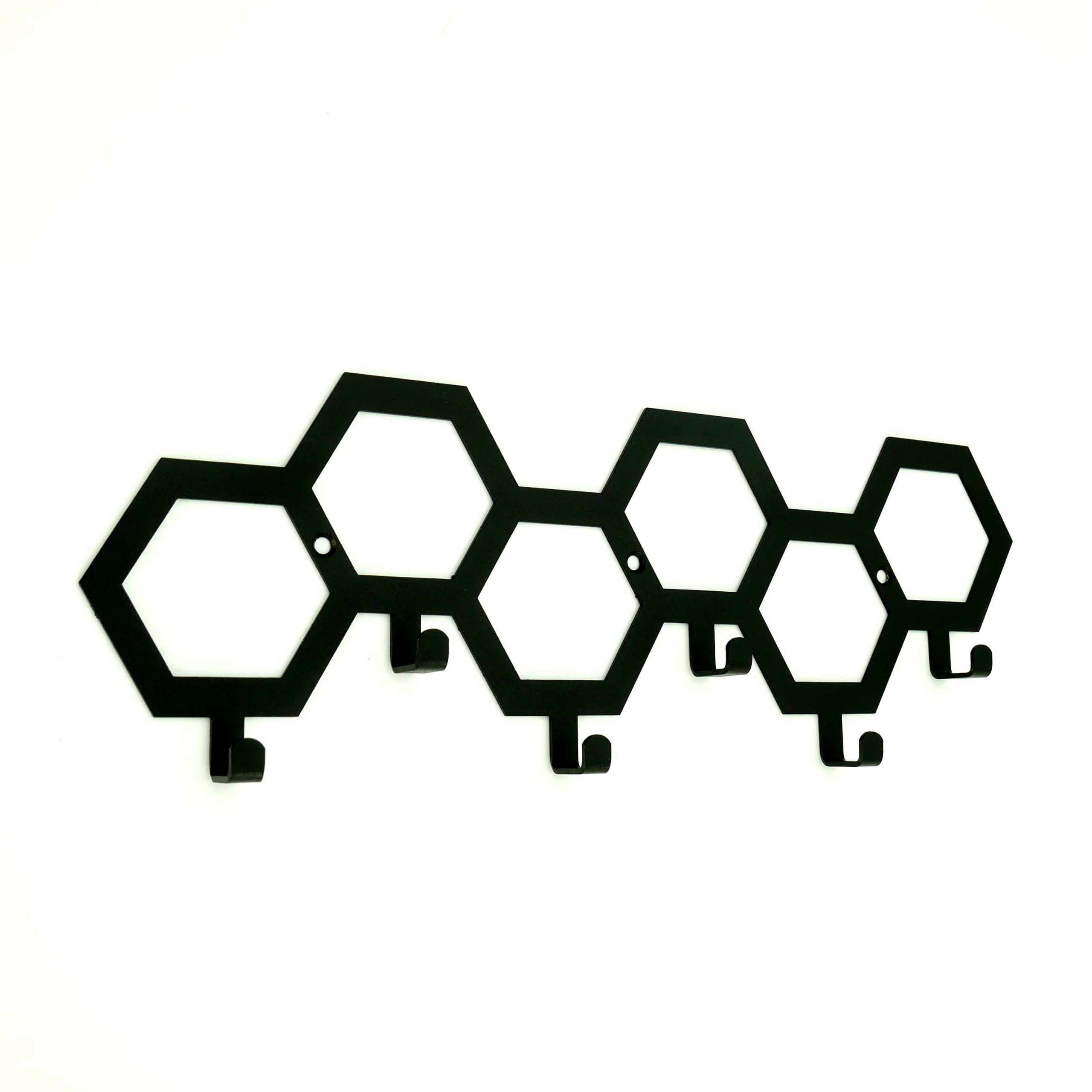 

Hexagon 30 cm wieszak ścienny na klucze i ubrania