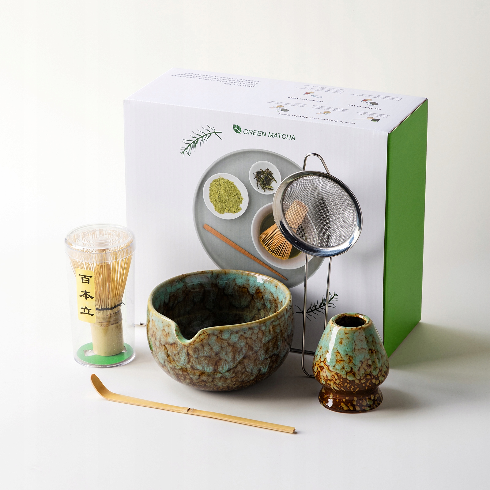 Nekit Bambusowy Zestaw Prezentowy Do Herbaty Matchy Chashaku