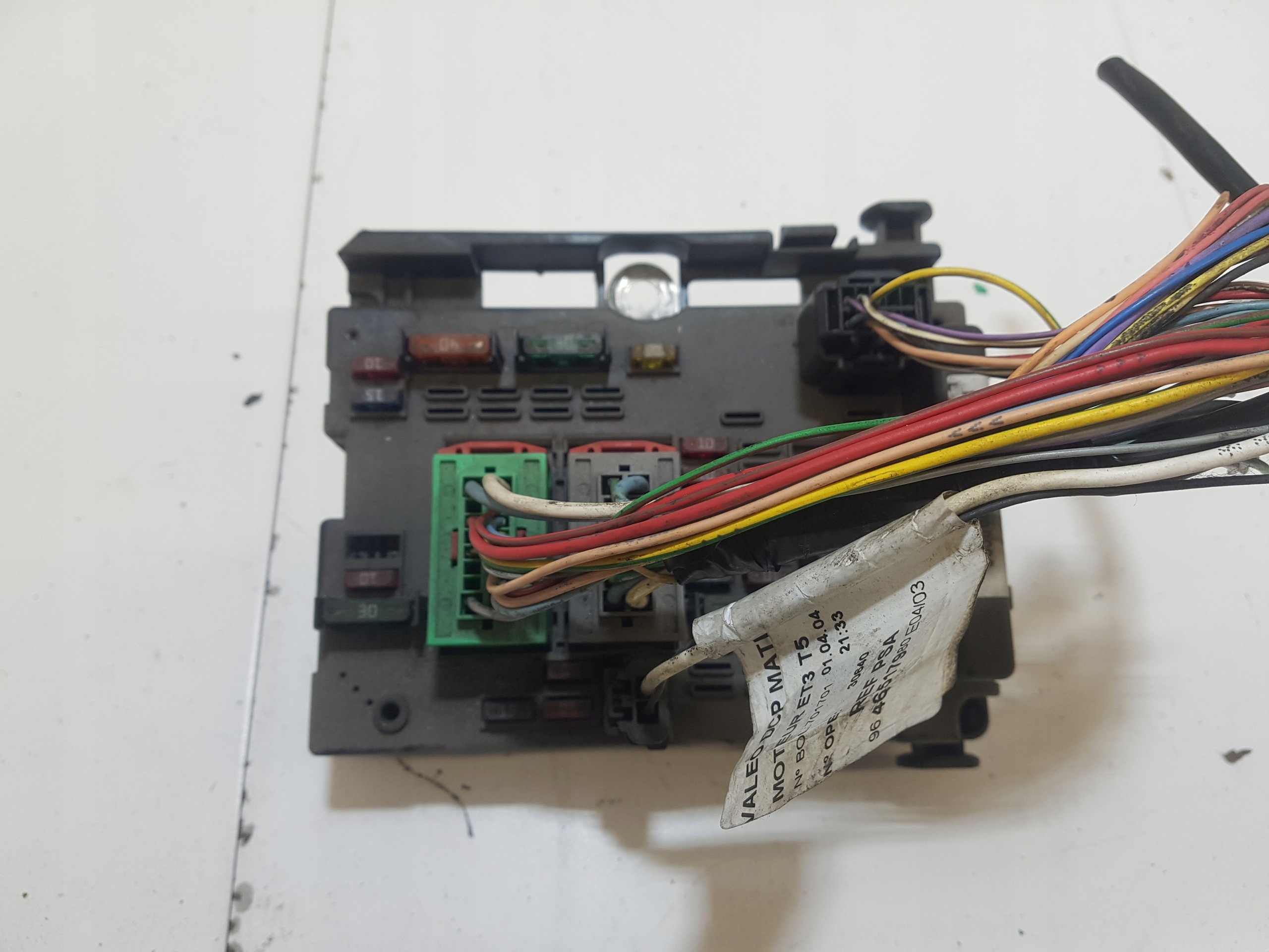 Module fusibles Module BSM PEUGEOT 307 9650663980