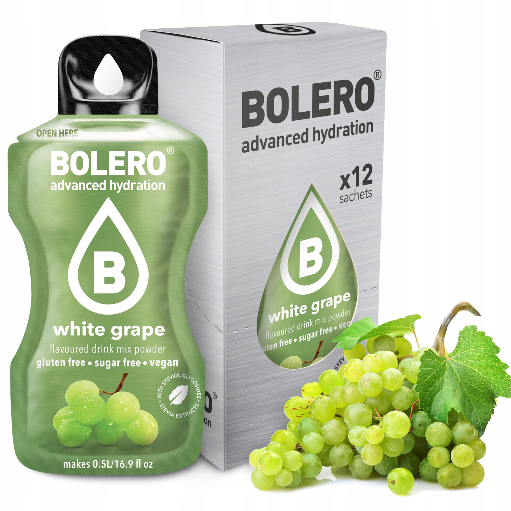 Bolero Sticks 12 sasz | White grape Winogrono