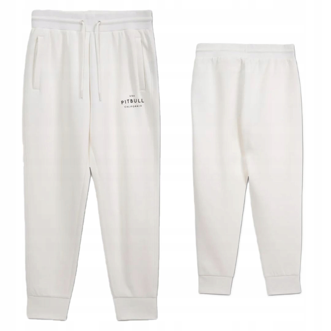 Pitbull West Coast Pánské Tepláky Sampson Bílé Off White XL