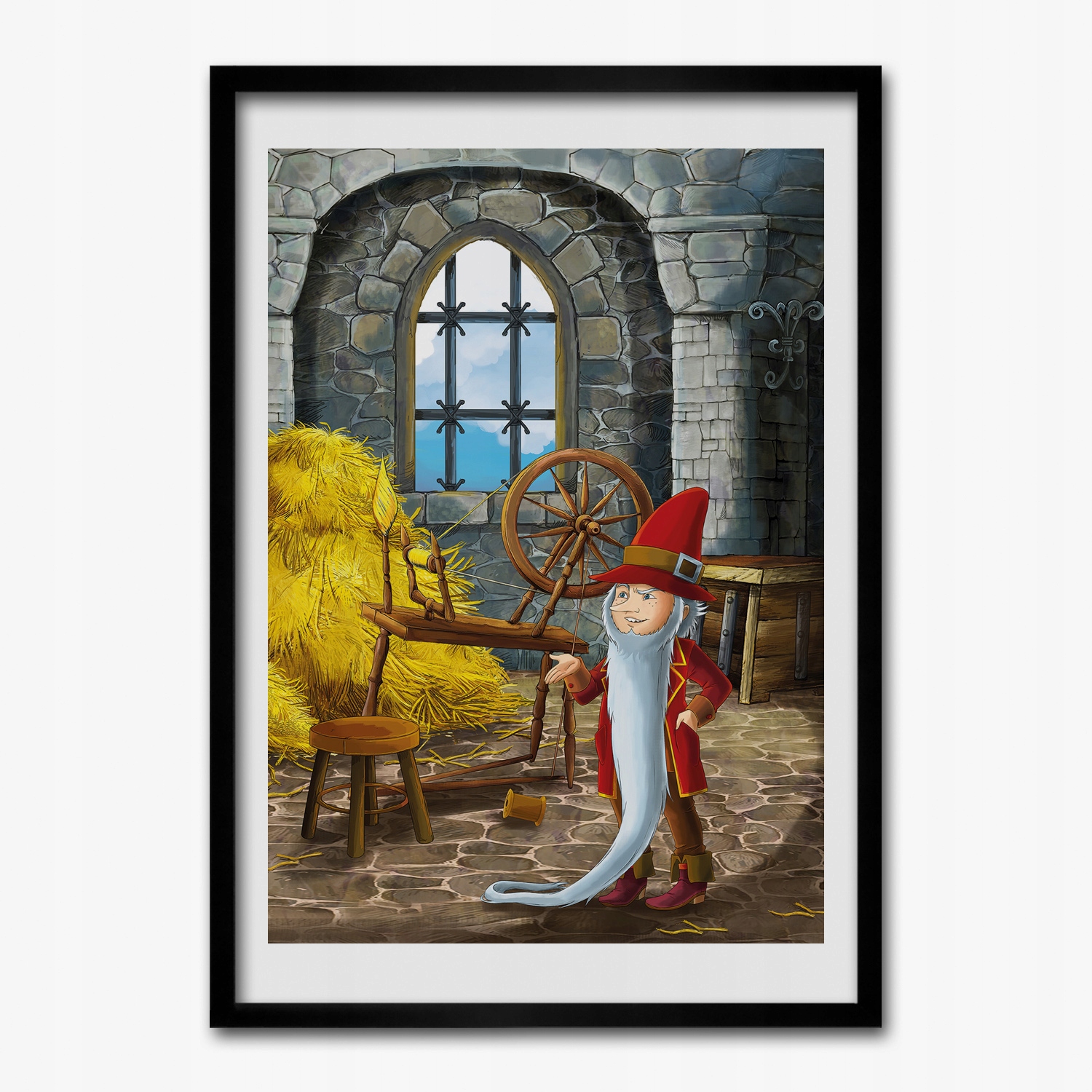 Fotoobraz v ráme na stenu Zámok trpaslíka 50x70 cm