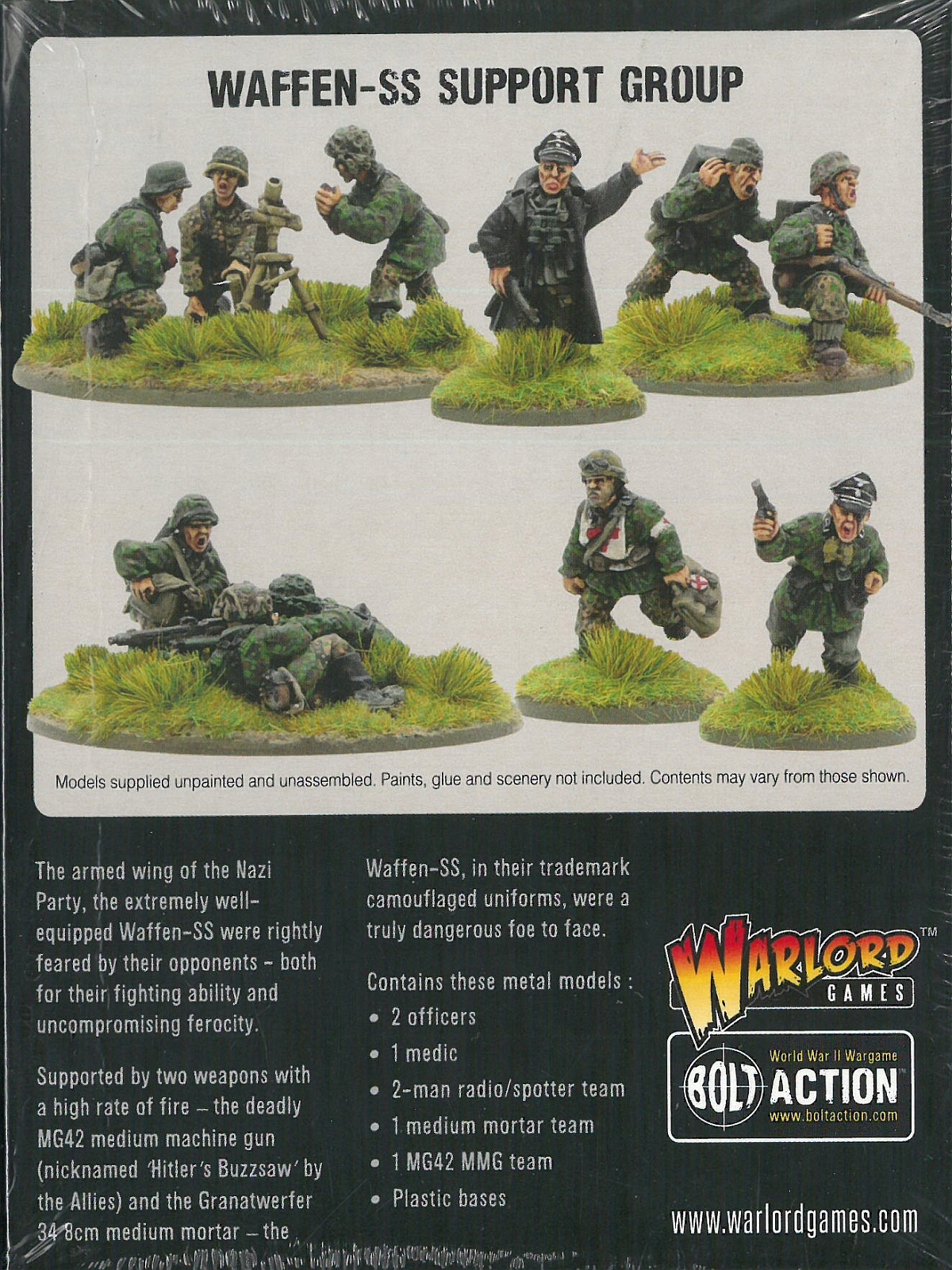 Bolt Action German Waffen-SS Support Group System Bolt Action