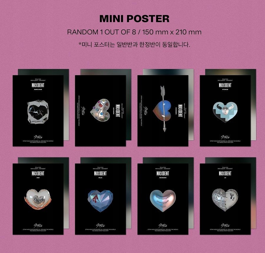 {{{ STRAY KIDS - MAXIDENT - STANDARD T-CRUSH VER. Rok wydania 2022