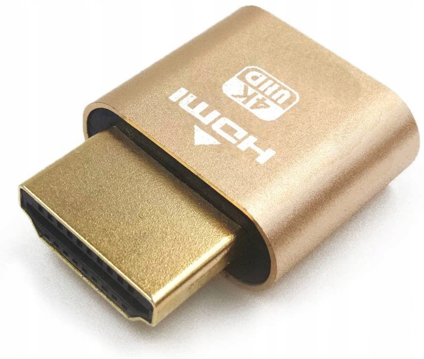 5 ADAPTERÓW EMULATORÓW MONITORA HDMI VGA 4K DUMMY