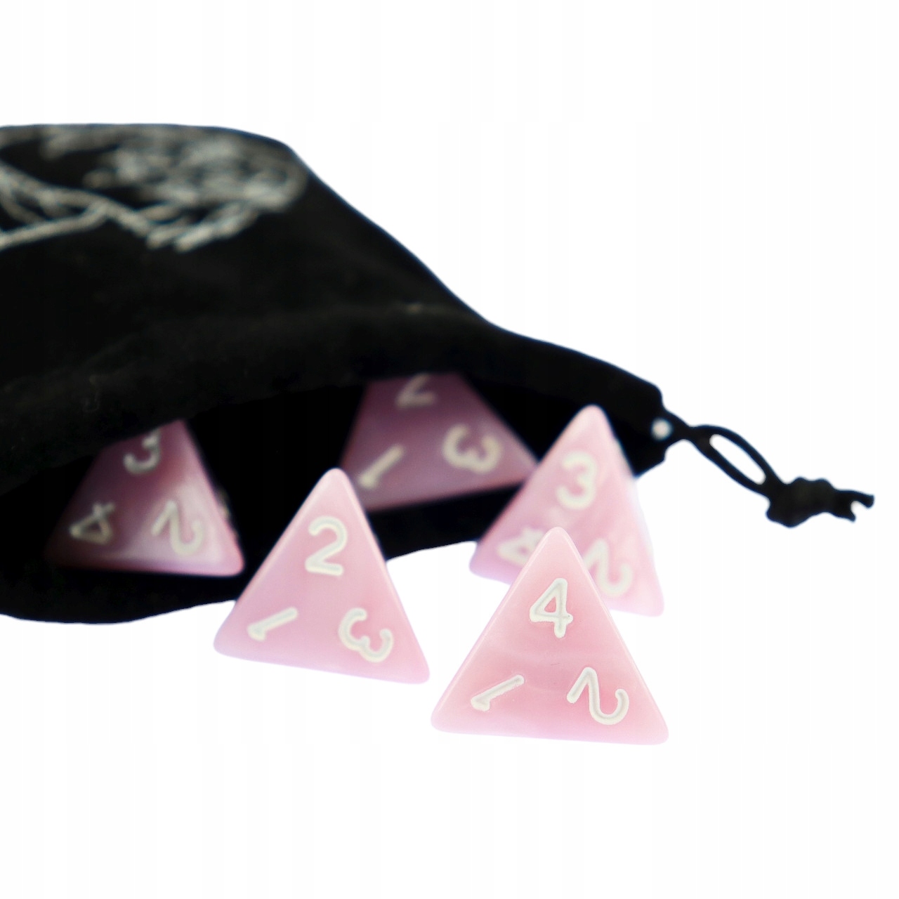 ZESTAW 25 KOSTEK K4 RPG UROCZA WRÓŻKA KOŚĆ CZTEROŚCIENNA Producent RGFK