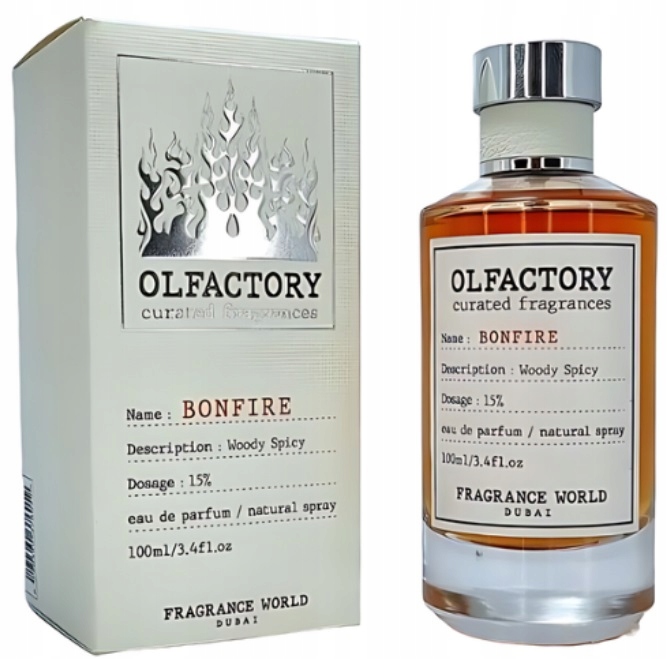 Fragrance World Olfactory Bonfire 100ML Unisex Parfémovaná Voda Parfém