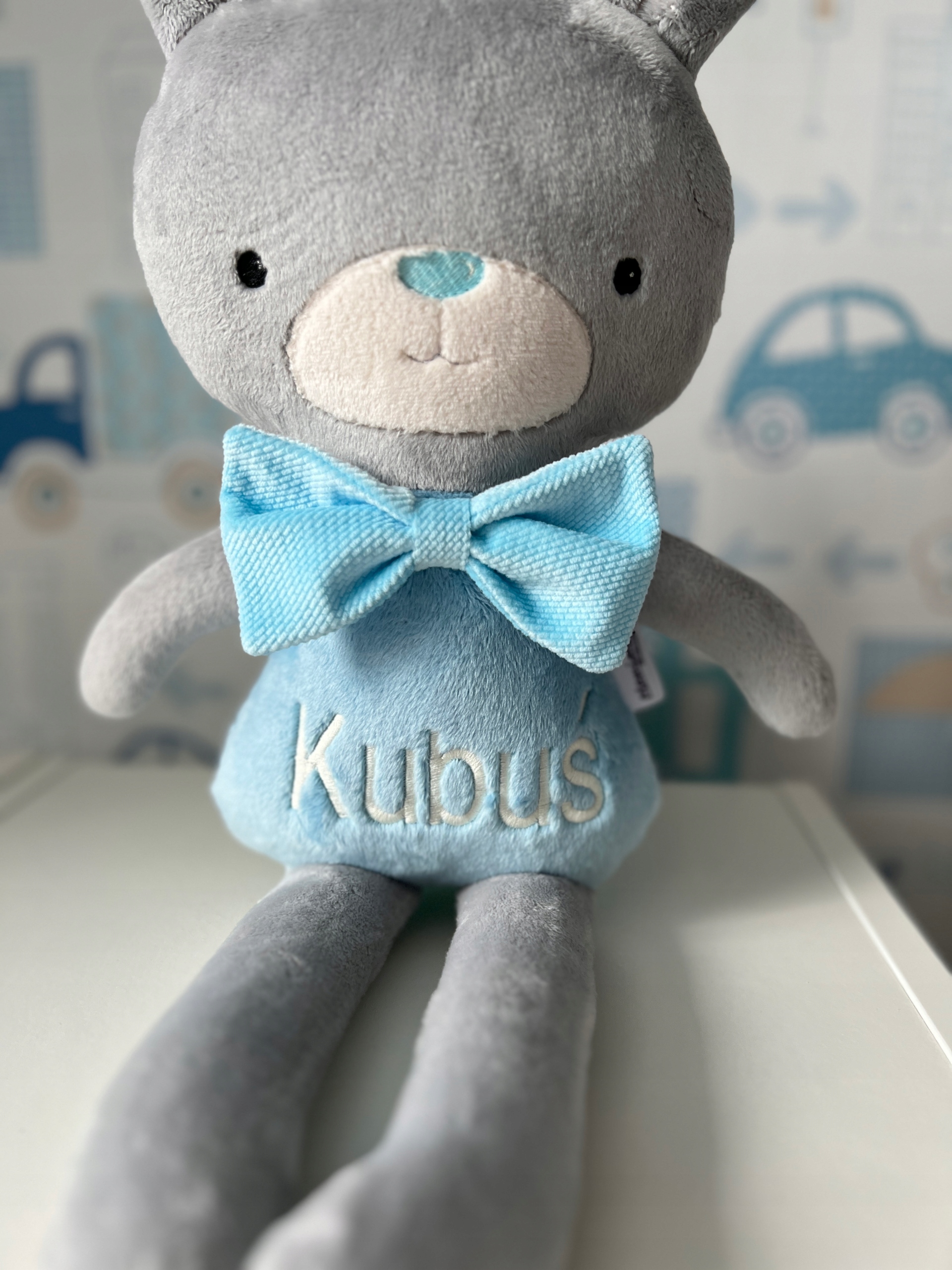 PERSONALIZOWANY MIŚ, MIŚ Z IMIENIEM, BŁĘKITNY Kod producenta 0005-1