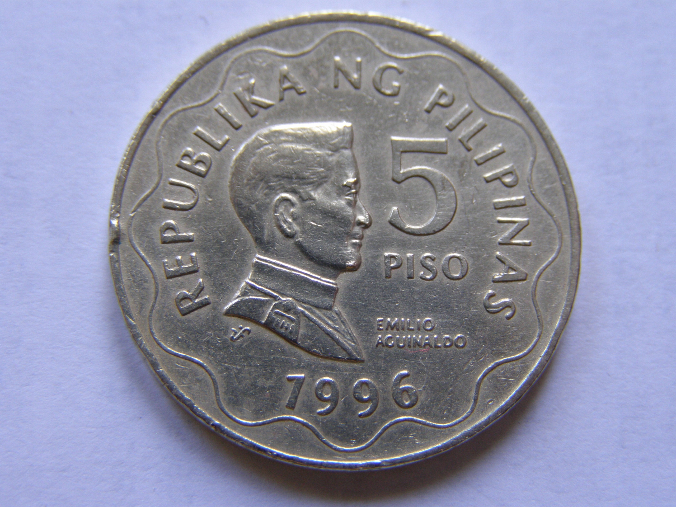 FILIPINY 5 PISO 1996 ROK !!!!!!!!!!!!!!!!!!!! 1726