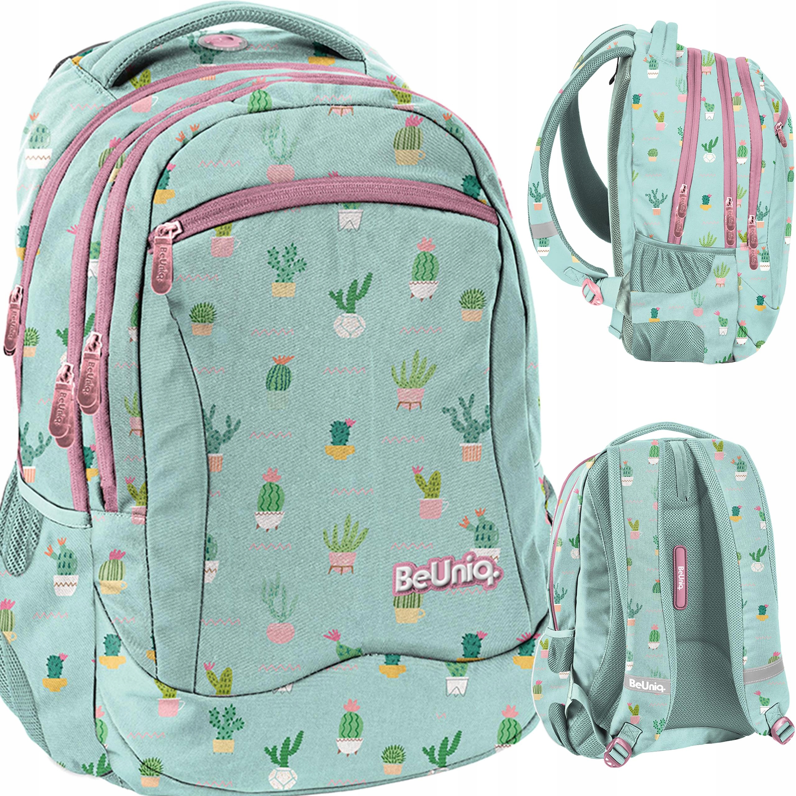 

Plecak Młodzieżowy Szkolny Dla Dziewczyny Kaktusy