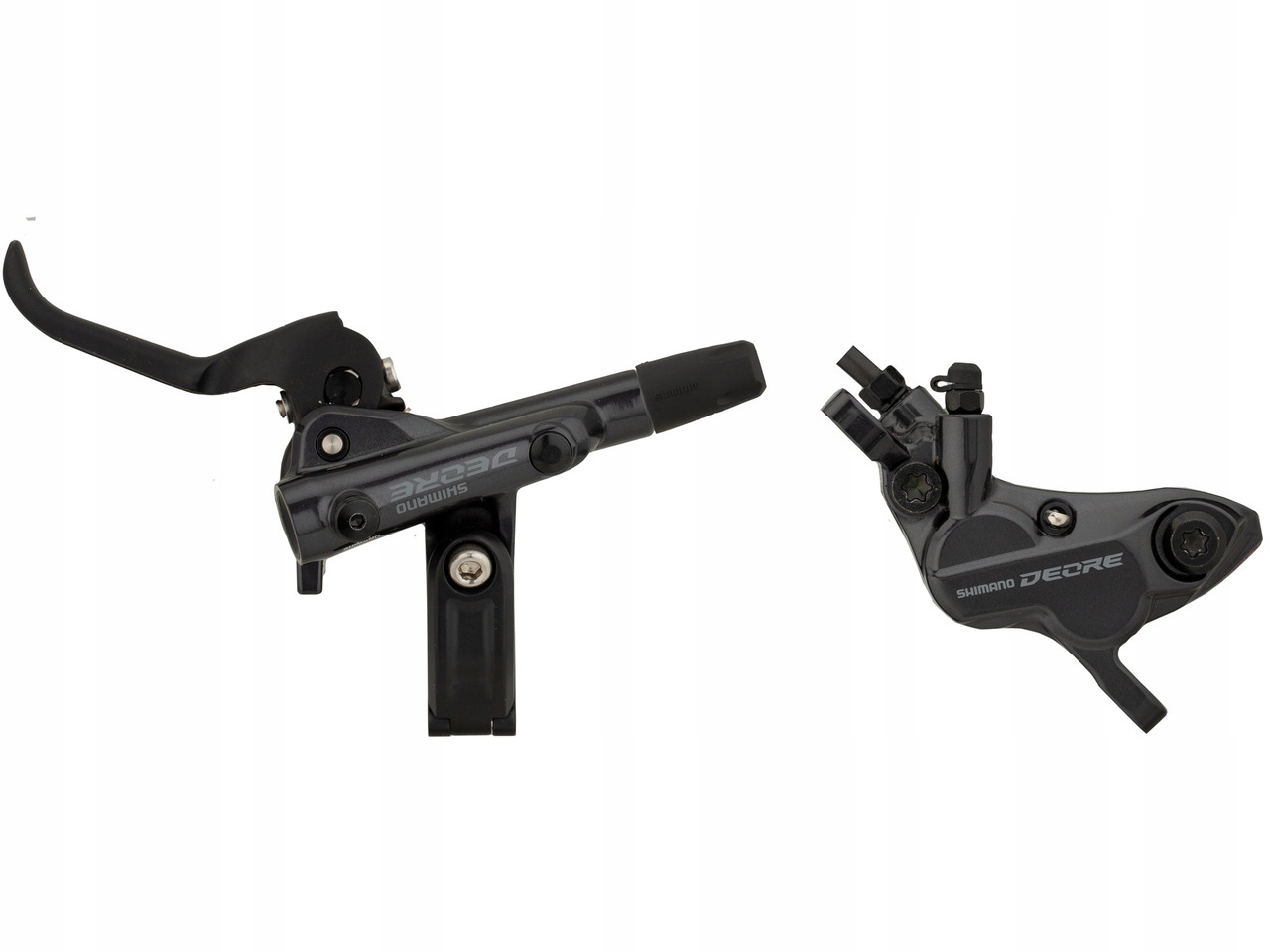 Hamulec tarczowy Shimano Deore BR-M6120 przedni 4 tłoczkowy 1000mm okł meta