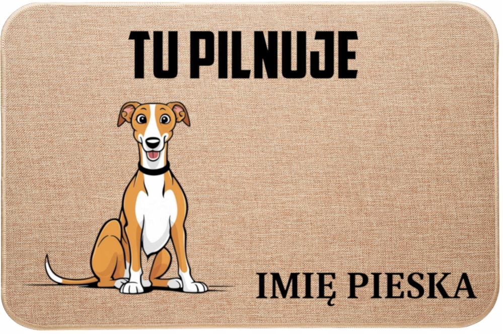 Ľanová Vstupná Stieračka Tu Stráži Meno Whippet