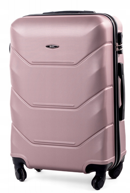 DUŻA WALIZKA TWARDA PODRÓŻNA BAGAŻ ABS ROSE RED RGL 70L Kod producenta 720