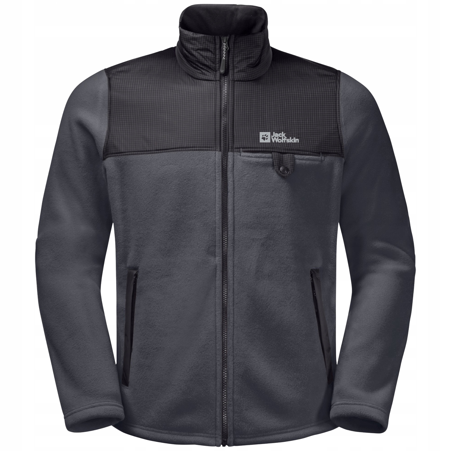 Jack Wolfskin Dna Grizzly Fleece Fz M [s] Polar Pánský Polyester Černý