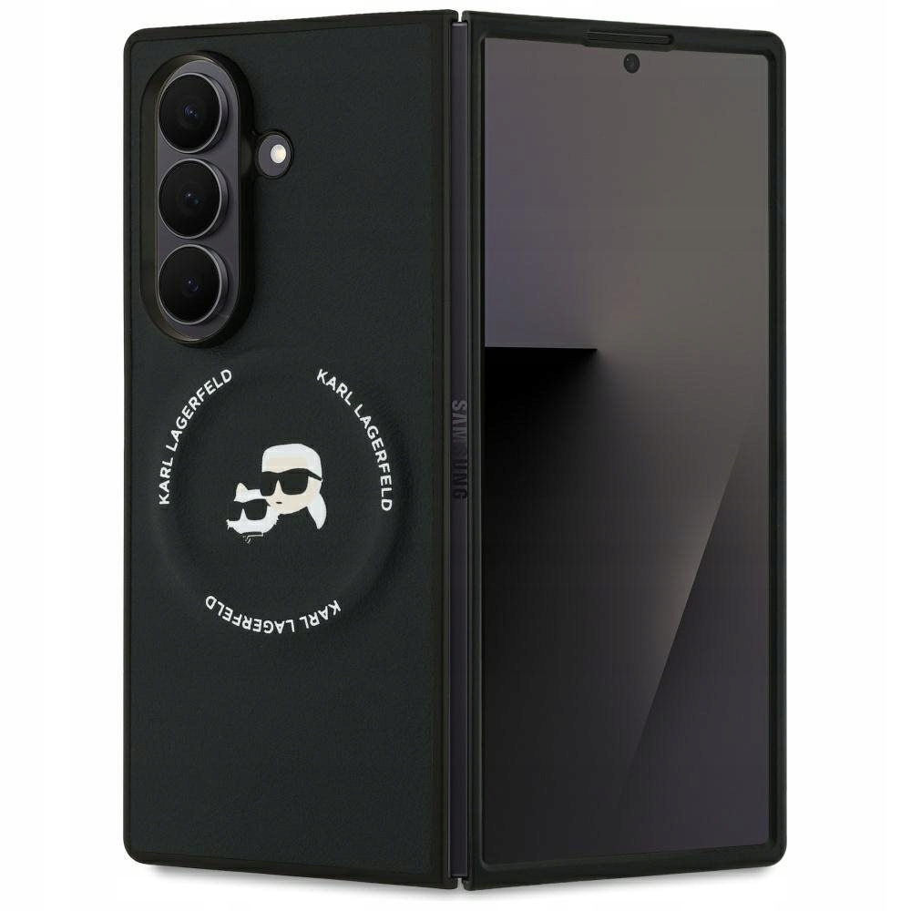 Pouzdro Karl Lagerfeld Karl&Choupette Logo MagSafe pro Samsung Galaxy Z Fold7
