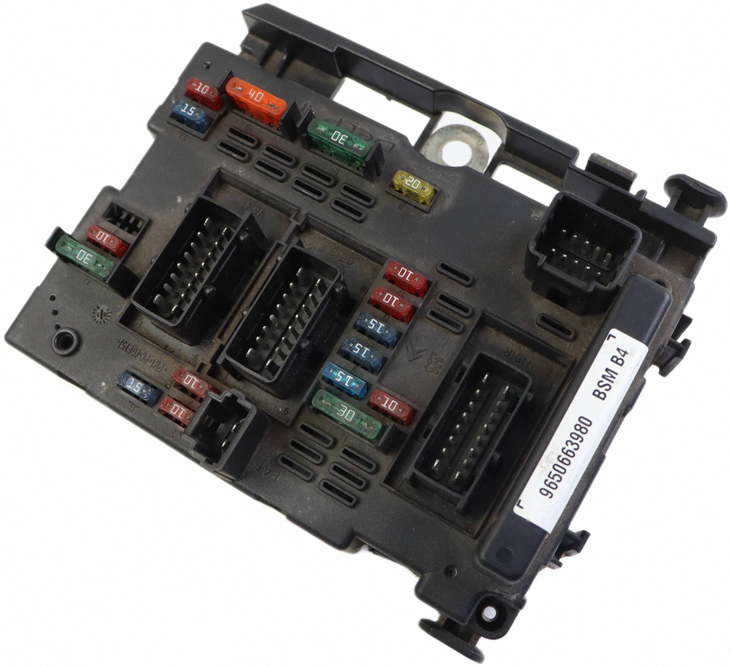 CITROEN PEUGEOT module compartment control unit BSM 9650663980