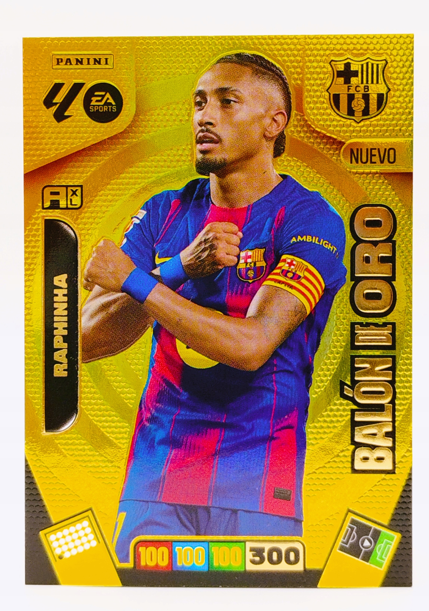 Panini La Liga 2025-2026 Nuevo Balon De Oro Raphinha Fc Barcelona