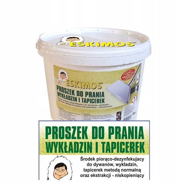 Levně Eskimos Prací prášek na koberce a čalounění 10