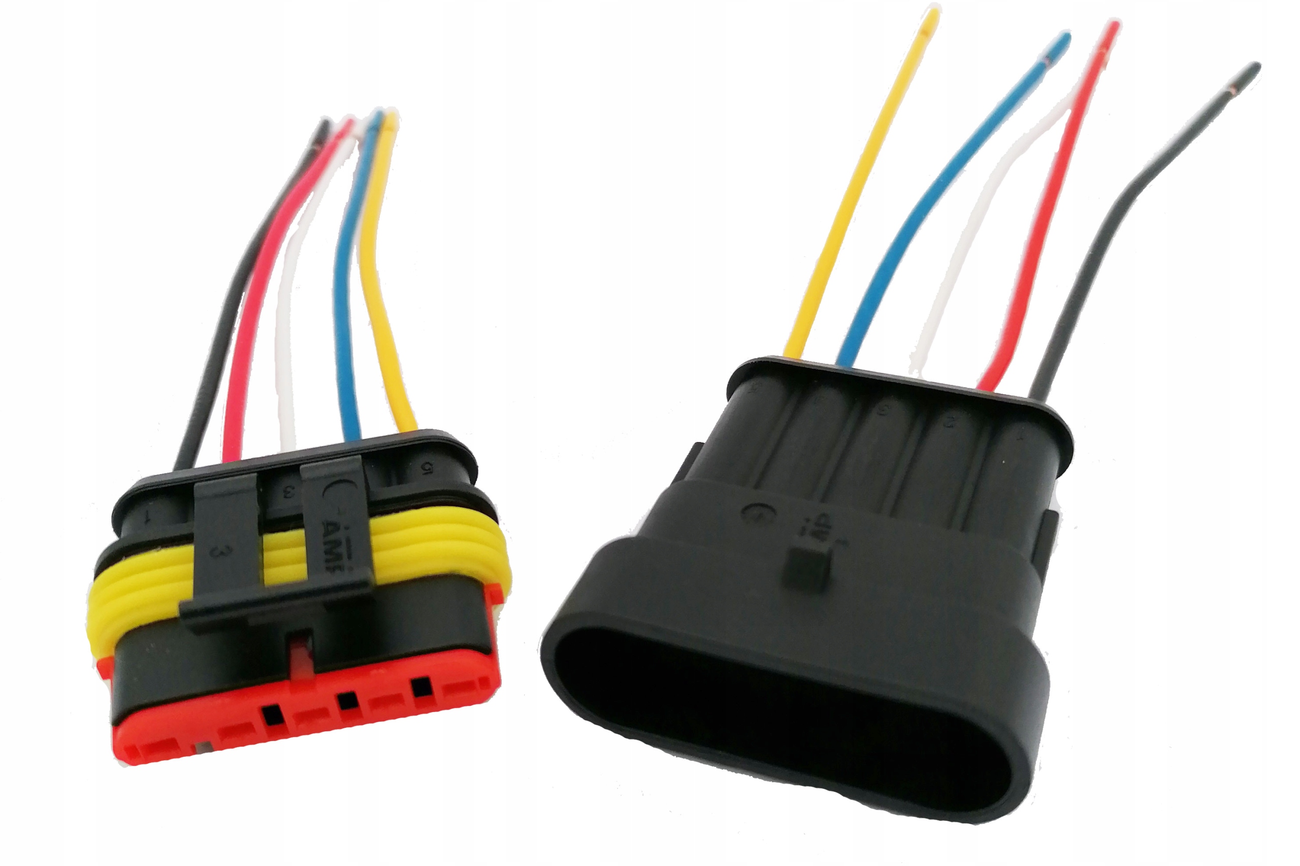 

Kostka Wtyk Złącze Hermetyczne Superseal 5 Pin