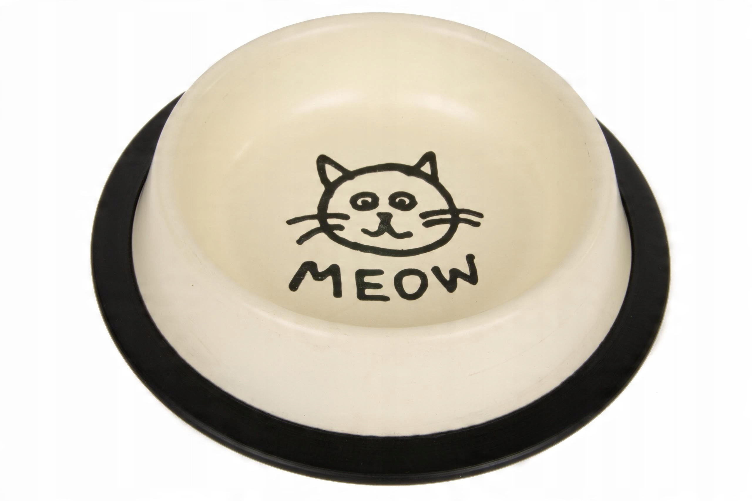 

Miska metalowa dla kota Meow Kremowa 0,24L