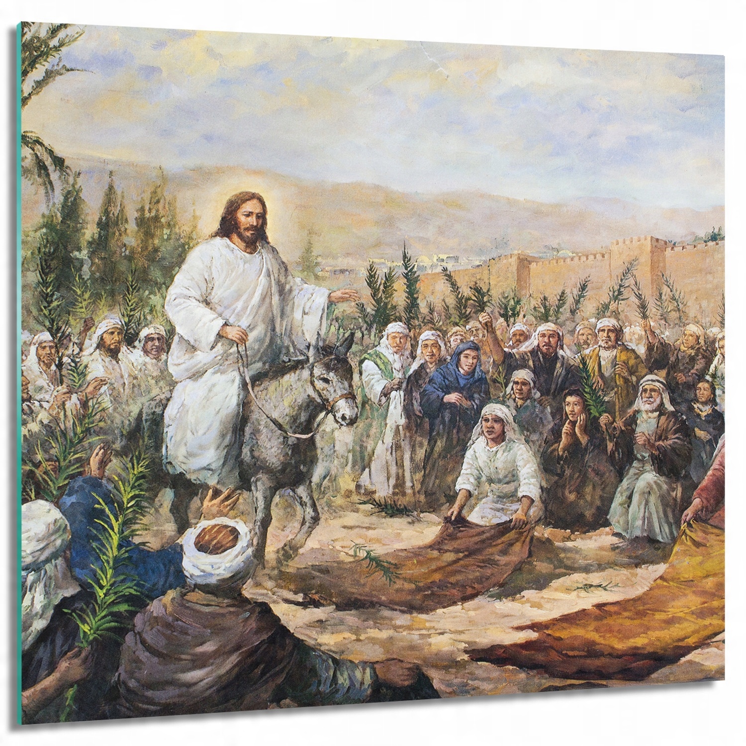 

Obraz szklany na ścianę Jezus Jerozolima 60x60