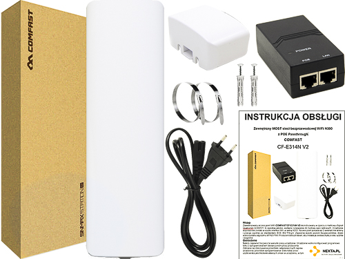 Access Point Comfast CF-E314N V2 802.11n 2,4 GHz z kontrolą rodzicielską