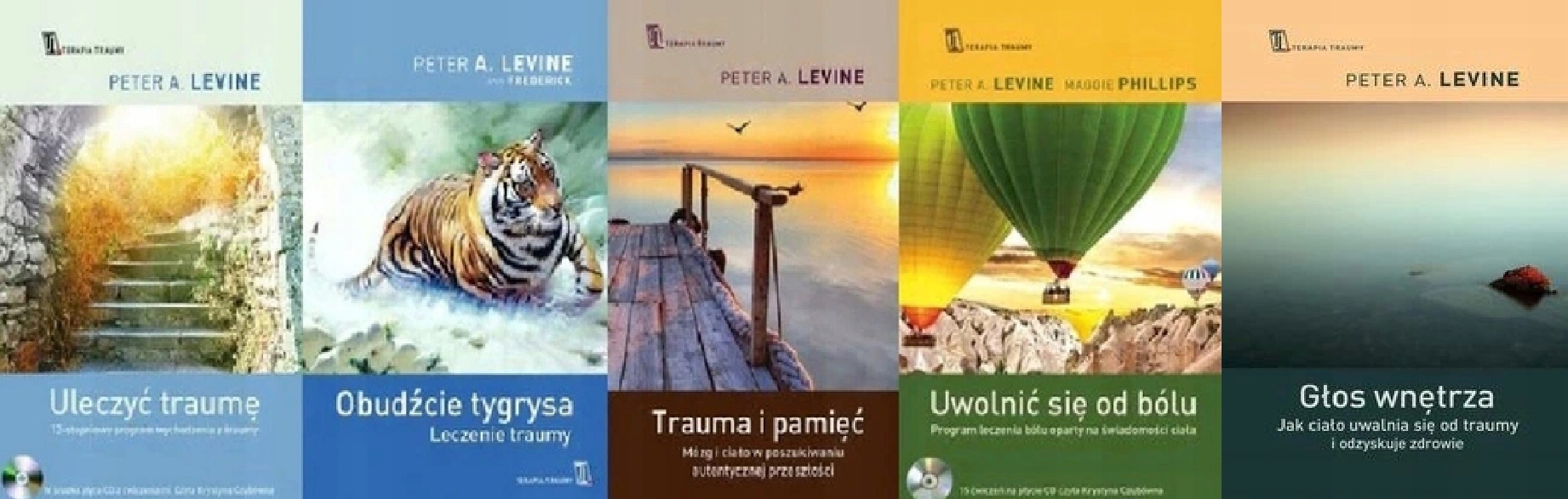Uleczyć+ Obudźcie tygrysa Peter A. Levine pakiet 5