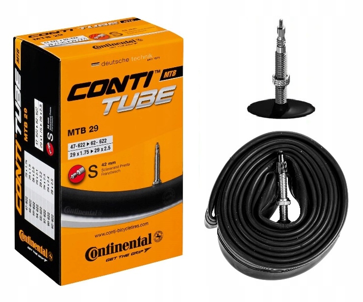 

Dętka Continental Mtb 28 / 29 x1,75-2,5 Presta Sv