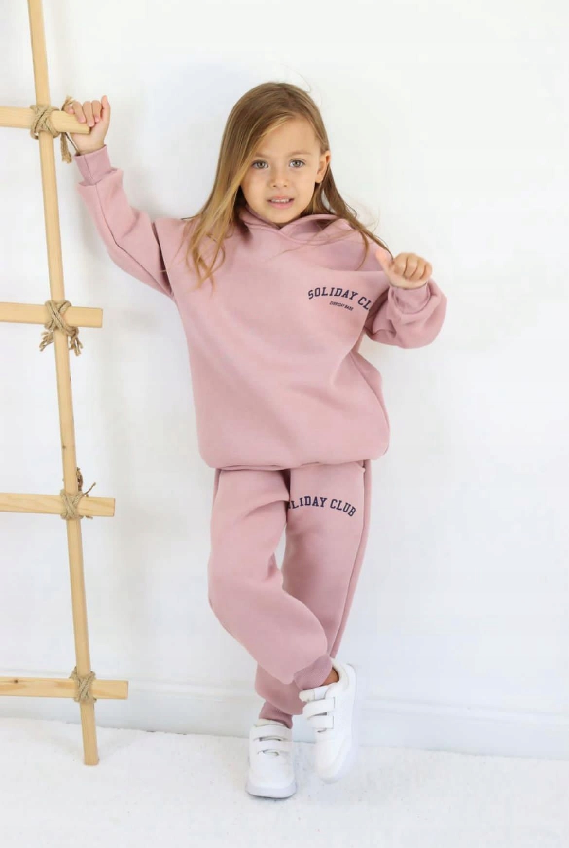 Komplet dresowy dwuczęściowy ciepła bawełna bluza z kapturem kieszenie 110 Rodzaj kaptur