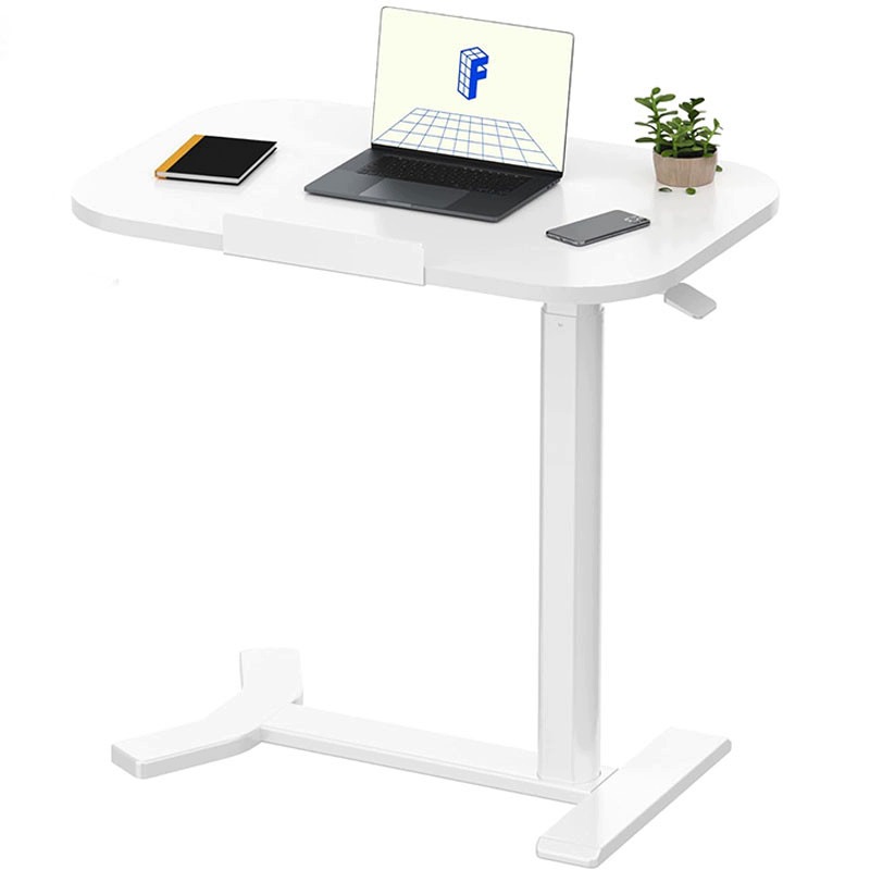 Odkládací stolek H5W-6040-EU, s naklápěcí deskou, bílý