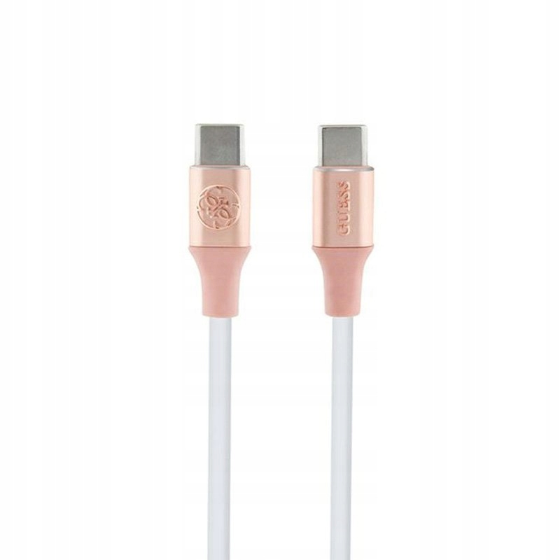 Guess Kabel Usb-c do Usb-c Fast Charging 1.5m (różowy)