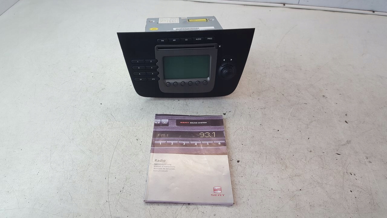 Radio Seat Toledo III 2,0 TSI