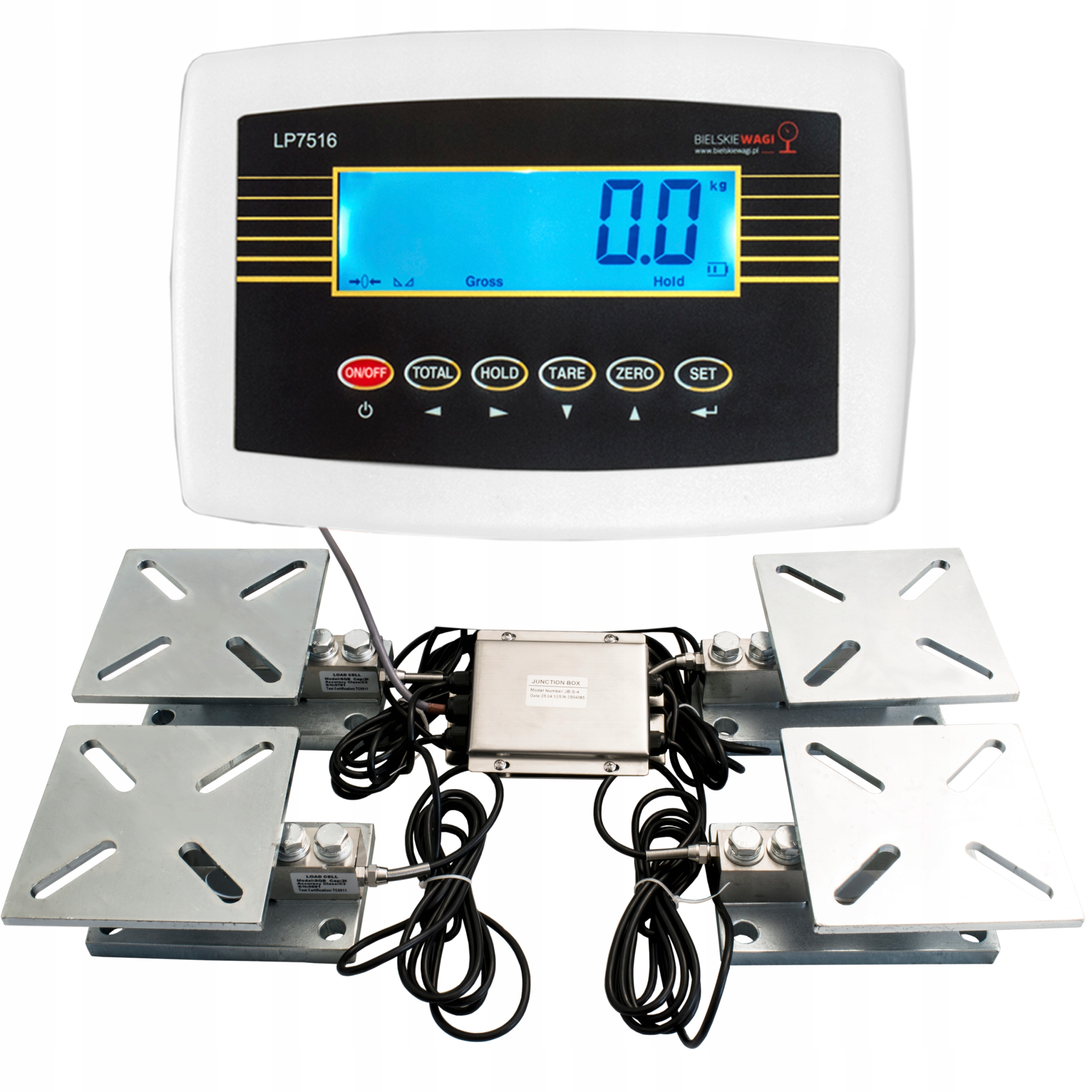 Váha Pod Nádrž Na Mléko Míchač Krmiva Silos 1,5T/ 200G Přesná Pozink