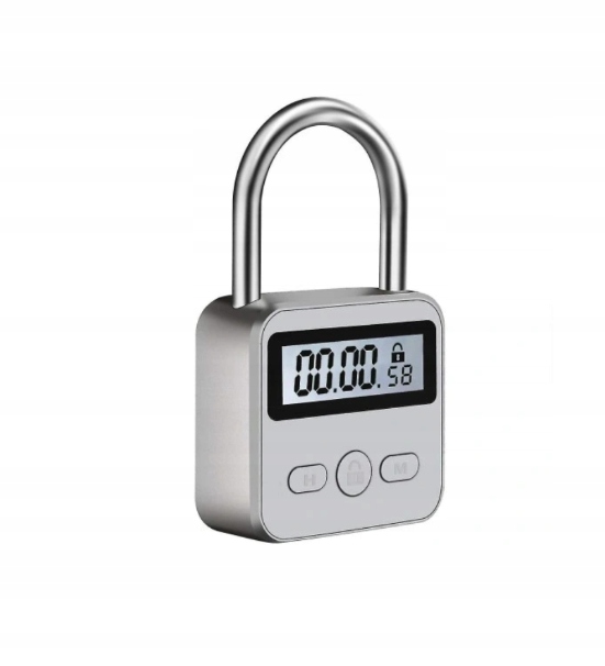 Metalowa kłódka czasowa - 99 godzin maksymalnego