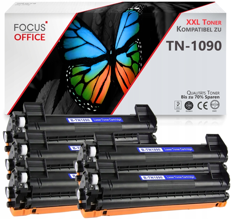 

5x Toner Do Drukarki TN-1090 DCP-1622WE HL-1222WE