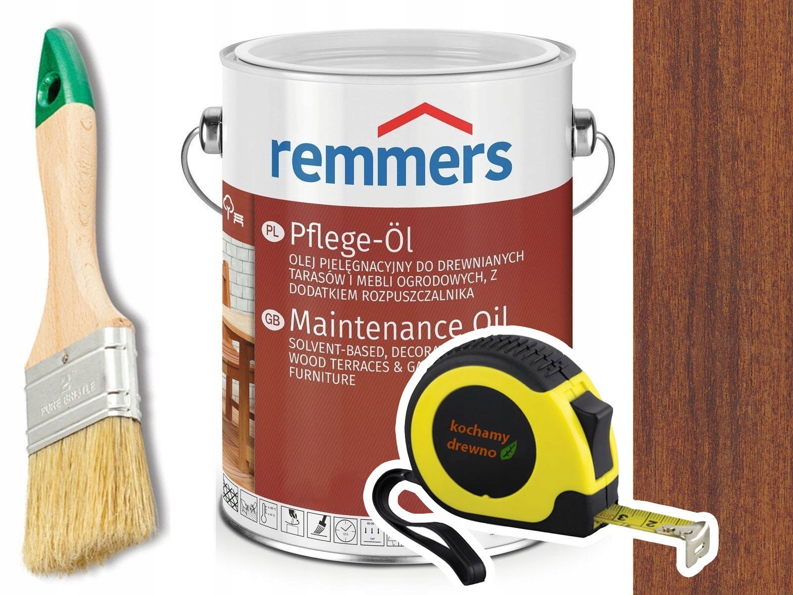 Remmers Pflege-Ol olej do tarasu KASZTAN 5L Marka Remmers