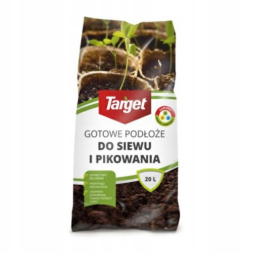 Ziemia do siewu i pikowania Target gotowe podłoże 20 litrów do wysiewu