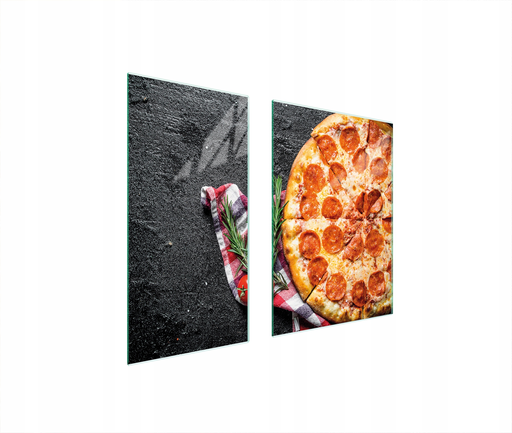 Skleněná Ochranná Deska 75x52 Pizza Tvrzené Sklo