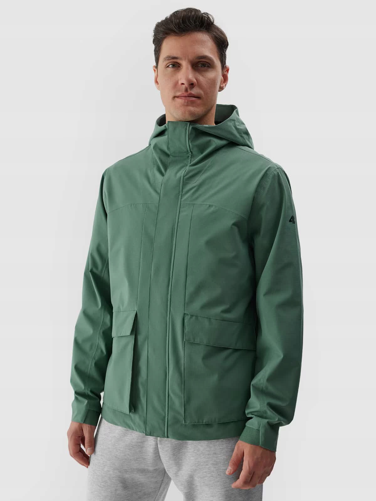 Bunda 4F Pánská Voděodolná Teplá Dešťová S Kapucí Přechodová vel. S