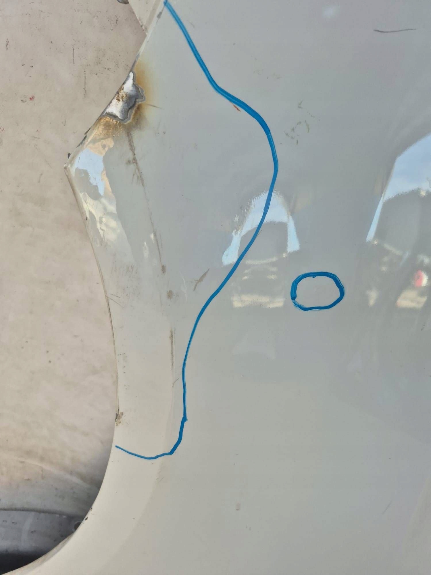 VW CADDY 2K 10-15 fender left front front