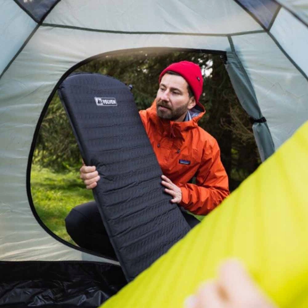 Mata biwakowa samopompująca Volven ULTRALIGHT - czarna karimata do spania Kod producenta 00078303400