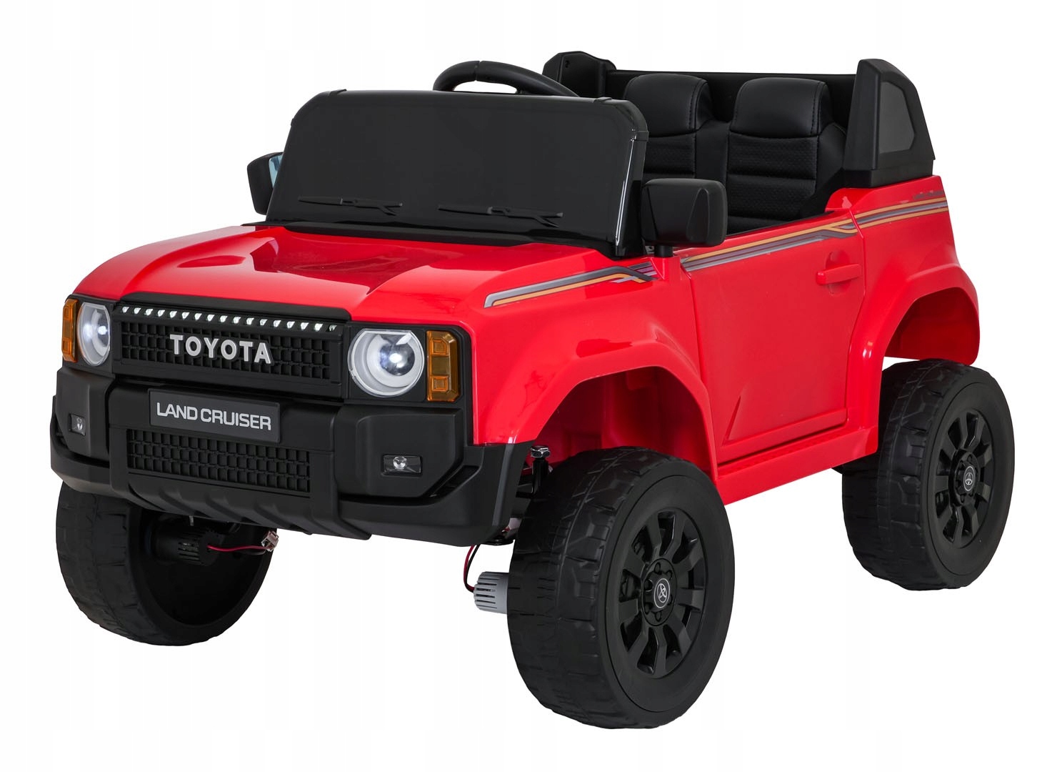 Auto Na Akumulator Toyota Land Cruiser Prado Dla Dzieci 4x4 Pilot Pianka