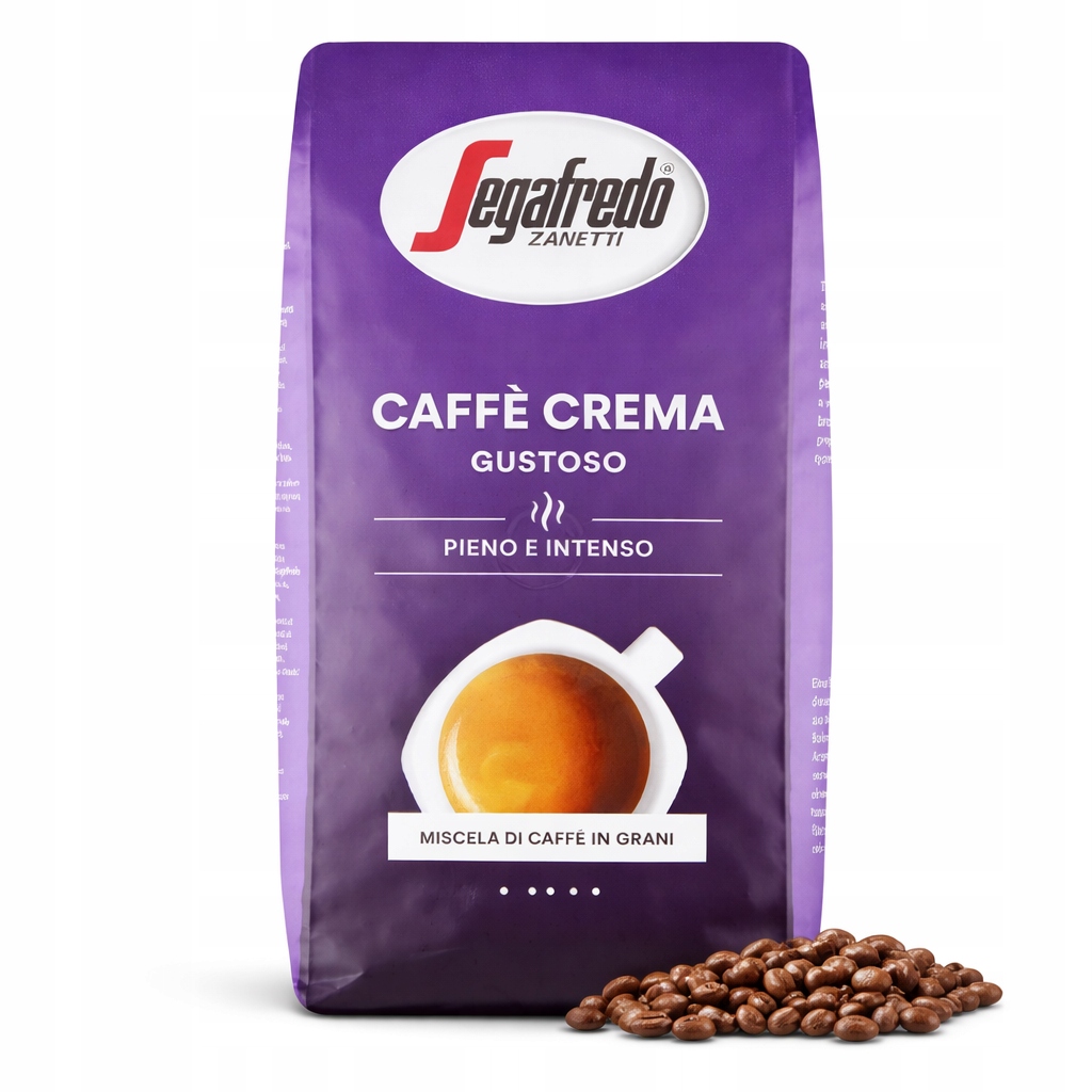 Levně Káva zrnková 1 kg Segafredo Zanetti Caffè Crema Gustoso do kávovaru