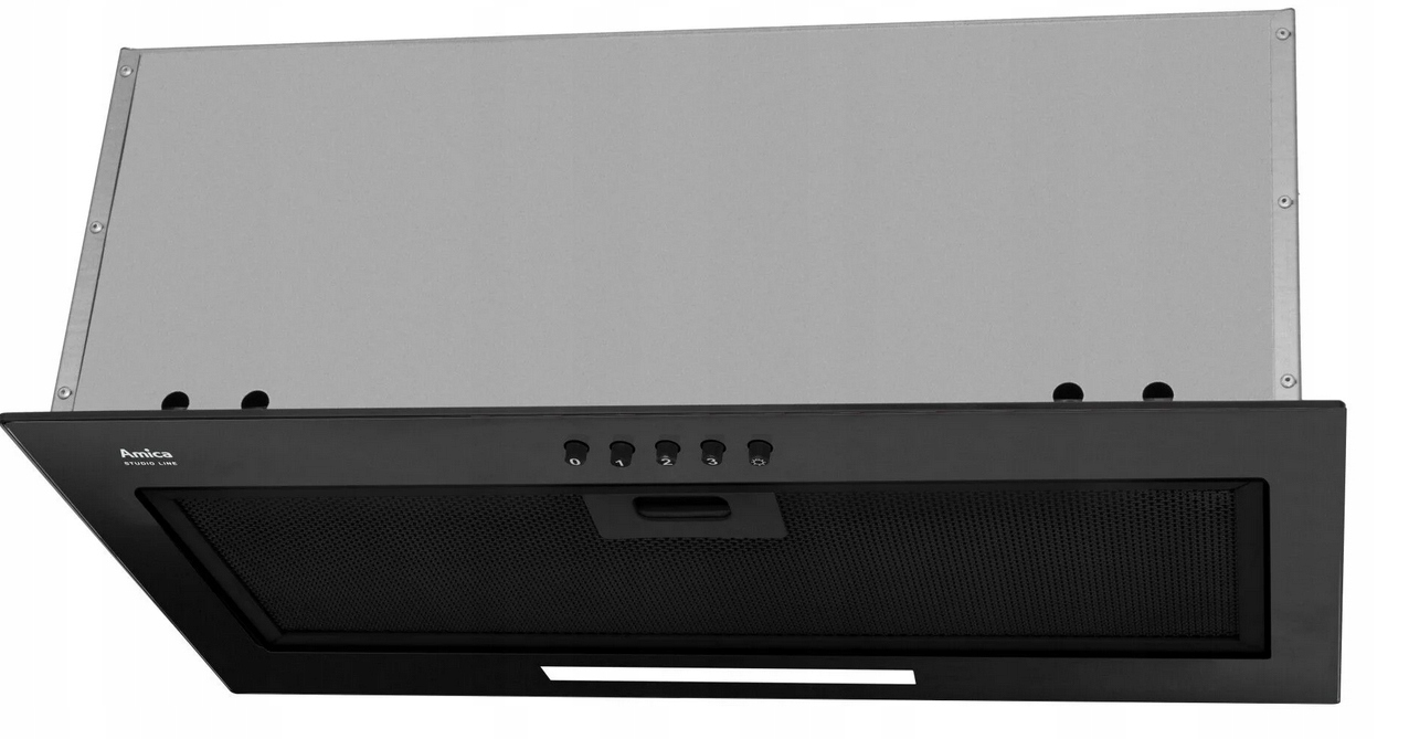 Okap kuchenny do zabudowy Wkład Podszafkowy Amica Studio CZARNY Stan opakowania oryginalne